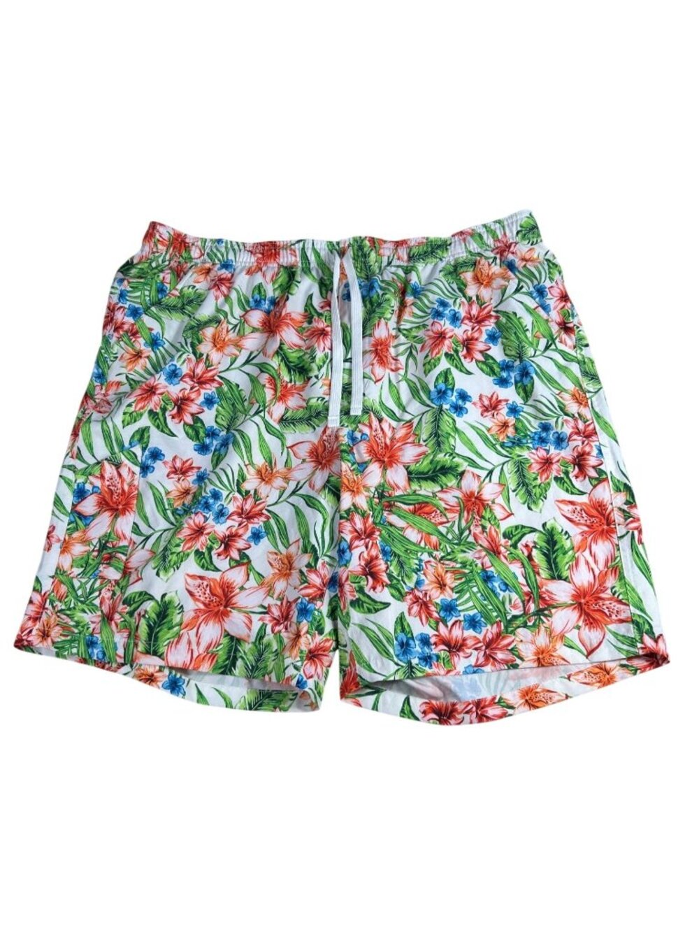 Field & Stream Floral Shorts Men's XL Board Fishing Quick Dry Elastic Waist